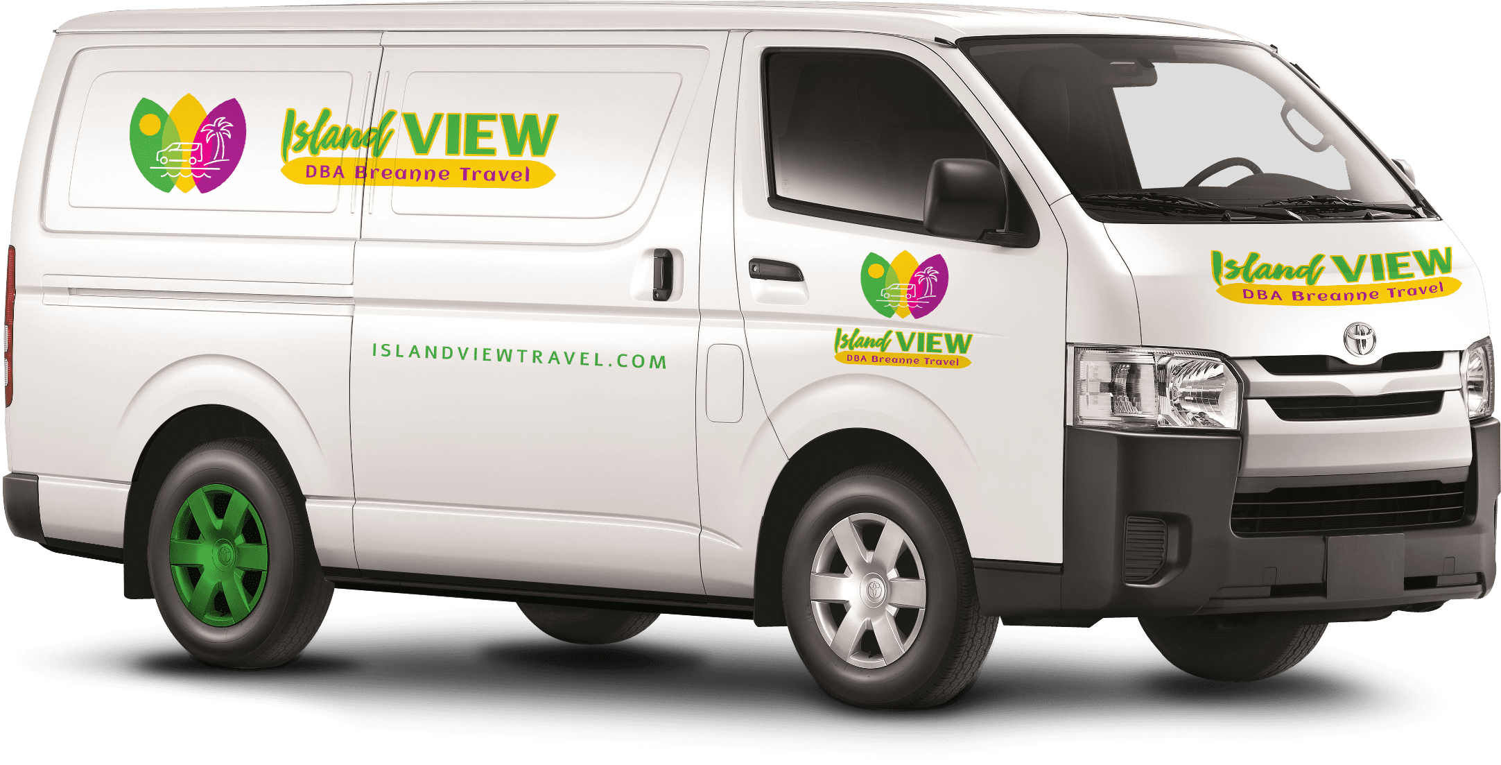 Island View Van Toyota Hiace transportation on Palawan